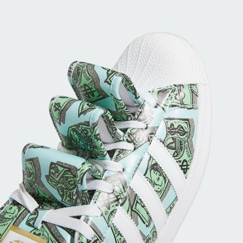 Jeremy Scott x adidas Superstar Money Print | HP6596